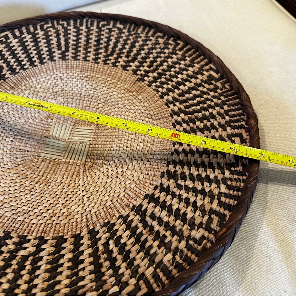 NEW Africa Woven Basket. Made by Binga people of Zambia/Zimbabwe One of a Kind! - Picture 4 of 5